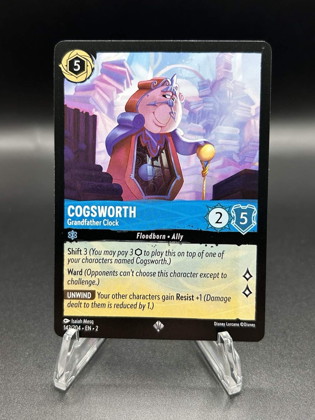 Cogsworth - Grandfather Clock 142/204 Rise of the Floodborn Super Rare