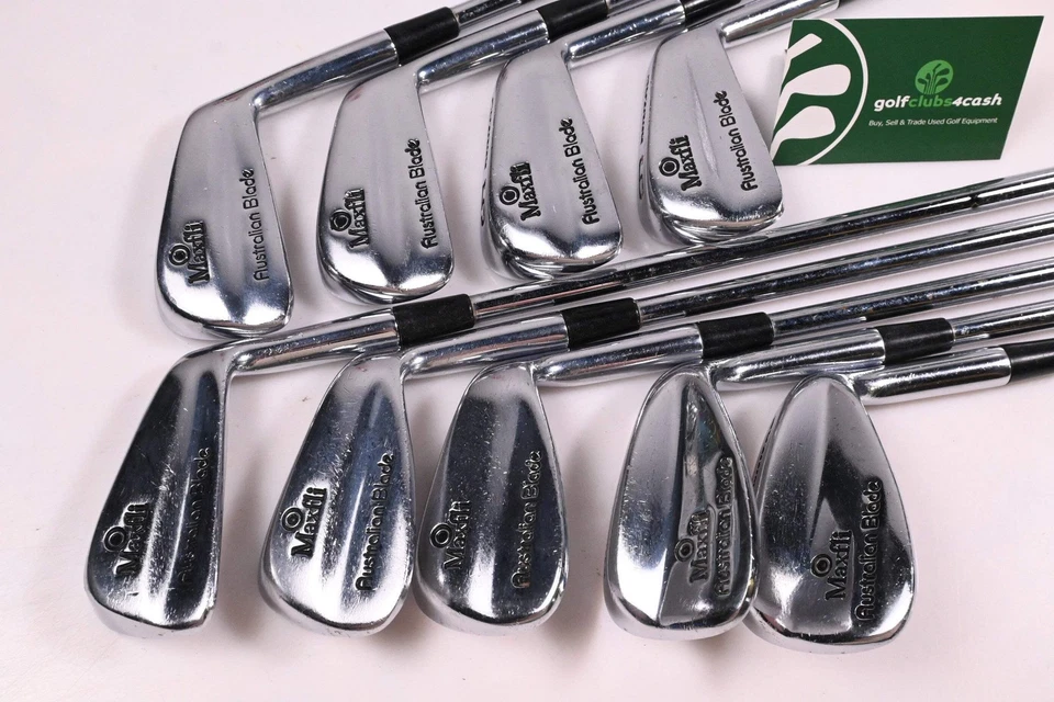 Maxfli Australian Blade Irons / 3-PW+SW / Stiff Flex Dynamic Gold S300 Shafts - Image 2 of 4