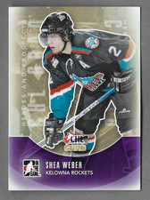 SHEA WEBER 2012 IN THE GAME HEROES & PROSPECTS !! CARD #195 CHL ROCKETS