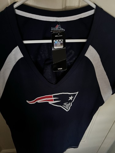 New England Patriots NFL Team Apparel Majestic GRONKOWSKI 87 Jersey T-Shirt! XL - Picture 3 of 9