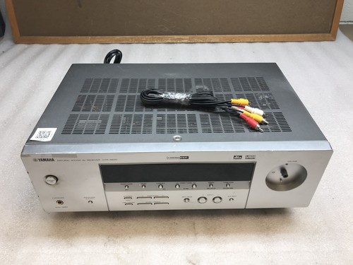 Yamaha HTR-5830 5.1 Channel AV Receiver Silver - No Remote or Volume Knob