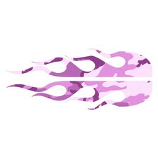 Pair Flames Fire Vinyl Decal Sticker 40 Patterns 3 Sizes 7321