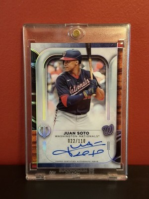 2022 Topps Tribute Juan Soto Autograph /110 #TA-JS Washington Nationals