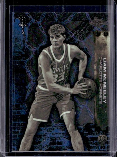 2025-26 Topps Chrome x Cactus Jack Liam McNeeley RC Blue Refractor #/150 Hornets