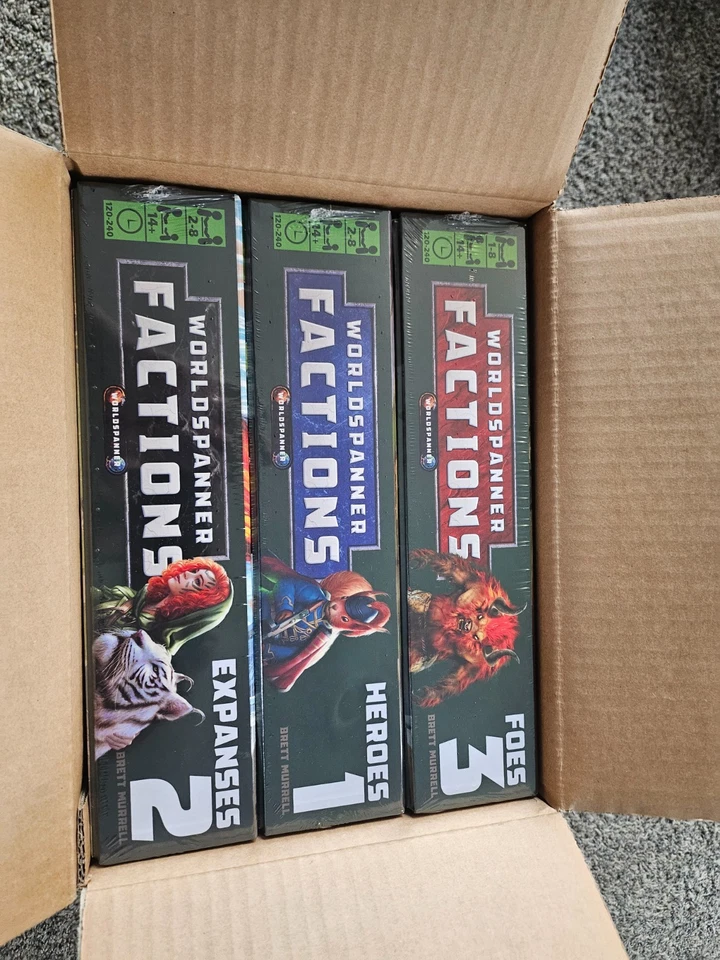 WORLDSPANNER FACTIONS Tactical Adventure Board Game | UNOPENED | 1-3 Pack Bundle - Image 2 of 4