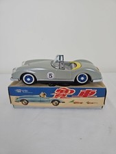 Vintage Tin Friction Sports Car, With Box,