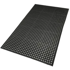 NOTRAX 6LUL1 Drainage Mat,Black,3 ft.x5 ft. 6LUL1