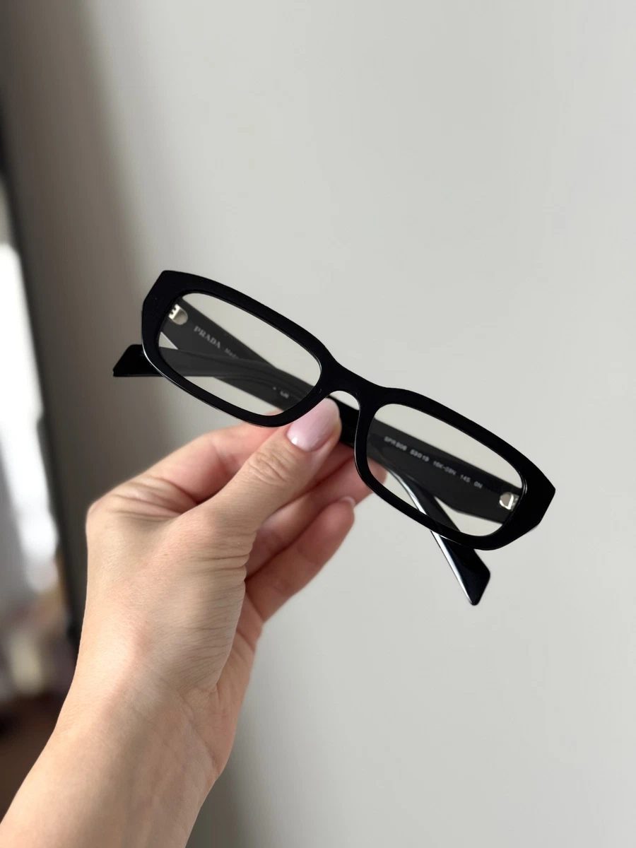 PRADA Black Oval Eyeglass Frames for sale | eBay display picture 2