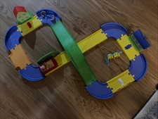 Hasbro Peppa Pig All Around Town Set Adjustable Track With Talking Car Incomplt