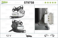 Valeo Wischermotor Original Teil 579758 FüR Peugeot Berlingo B9 Partner Opel 12V