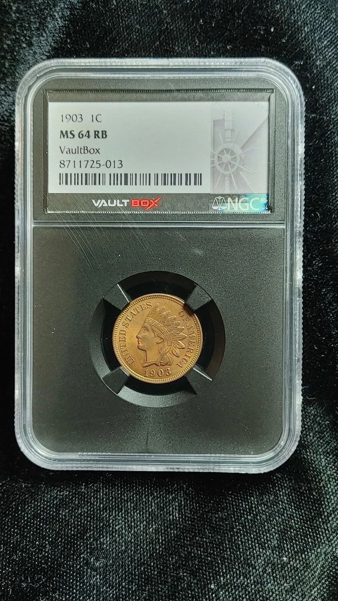 MS 64 Graded 1903 Year Indian Head Small Cents (1859-1909) for