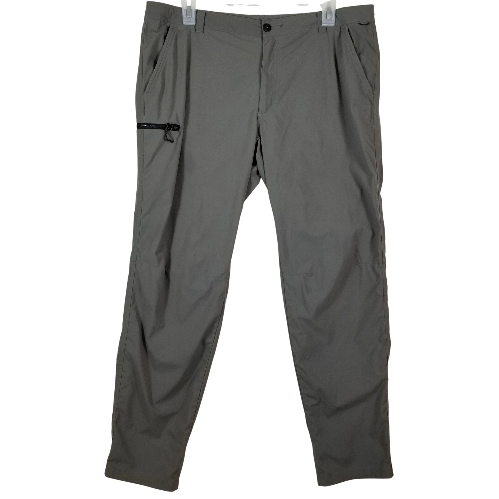 REI Co-op Savanna Trails Hiking Pants Mens 42x34 Grey Nylon Spandex Outdoor Trek