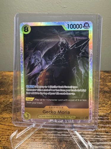 Gecko Moria SR OP14-104 One Piece The Azure Sea's Seven Foil