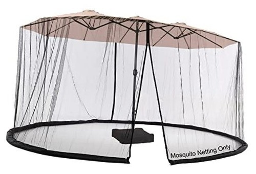 Umbrella Netting for Outdoor Umbrellas, Patio Umbrella Mosquito Netting for