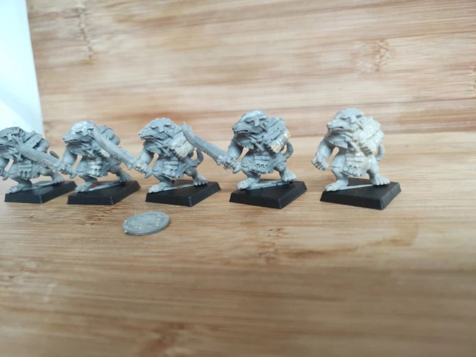 Skaven H Clan Rats x5 Plastic OOP Warhammer Fantasy/Quest WFB Monopose - Image 2 of 4