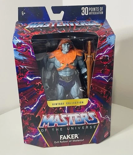 Masters of The Universe Vintage Collection MOTU FAKER 7" Action Figure New Wear