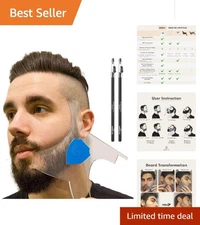 ClearShaper 3.0 Beard Shaper Kit -  Tool with Barber Pencils & Precision