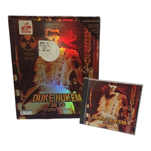 Duke Nukem 3D - Atomic Edition - Big Box PC CD ROM Game, Incomplete