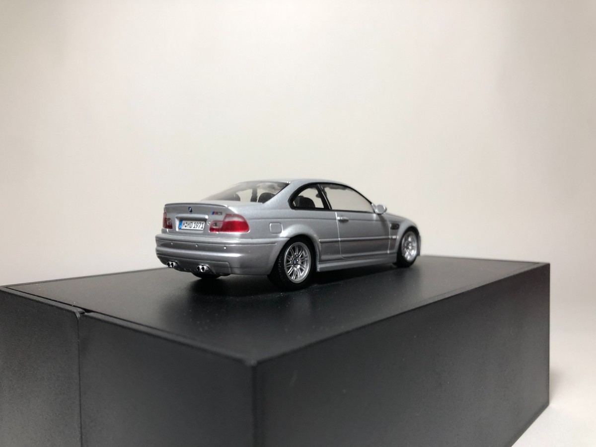 BMW M3 Coupe ミニカー 1/43 シルバー 1/43 Minichamps BMW M3 coupe E46 SILVER | eBay