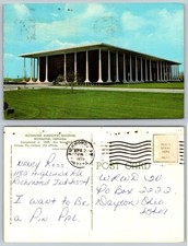 Richmond Municipal Building Richmond Indiana Postcard