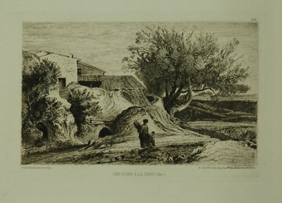 ''Mendiants Espagnols (Province de Murcie)''. Eau forte (Radierung). Balfourier, A