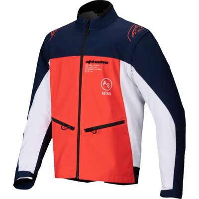 Lite-Dura Softshell Jacket - Navy/Orange/White - X-Large 3700225-7162-XL