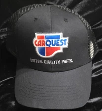 Carquest Auto Parts Employee Logo Trucker Style Baseball Cap Hat Black