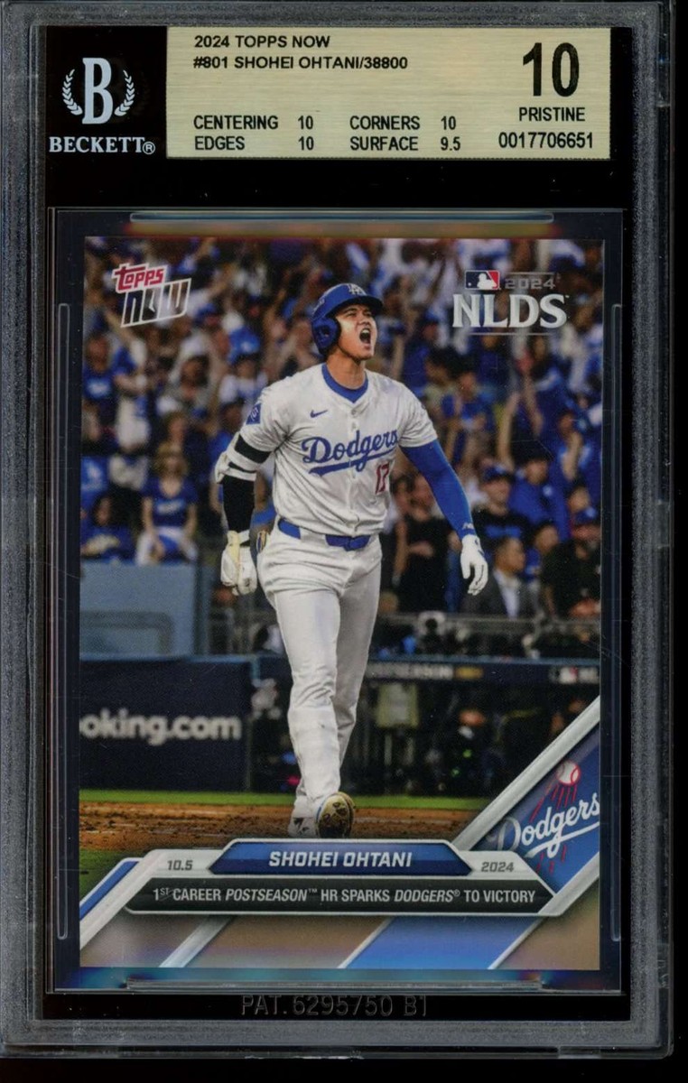 2024 Topps Now #801 Shohei Ohtani BGS 10 Pristine 17706651