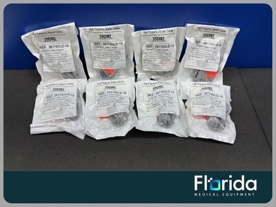 NEW LOT OF 8 KARL STORZ HIGH FREQUENCY BIPOLAR CABLE REF 26176VLD-10 EXP 2026-05