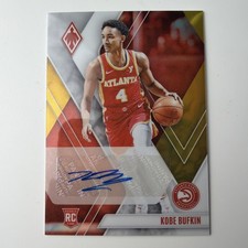 2023-24 Panini Phoenix Rookie GOLD #D /10 Kobe Bufkin #PRA-KBF Auto RC Hawks