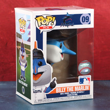 Funko Pop Vinyl Miami Marlins 09 Billy The Marlin Mascot MLB 2019 With Protector