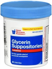 Good Neighbor Pharmacy Children's Glycerin Suppositories 25ct