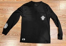 Chrome Hearts Black Cotton Long Sleeve T Shirt, Sz L, Good Condition Guaranteed