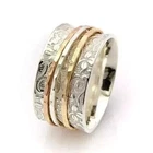 925 Sterling Silver Spinner Ring Most Popular Ring Fidget Ring Meditation Ring