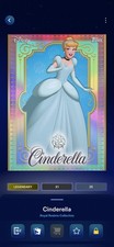 Topps Disney Collect 2025 Cenerentola Royal Realms Rainbow LE leggendario digitale 