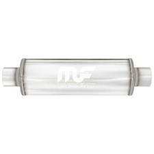 Magnaflow 10416 Universal Round Straight-through Muffler 2.5in Inout 4inx14in
