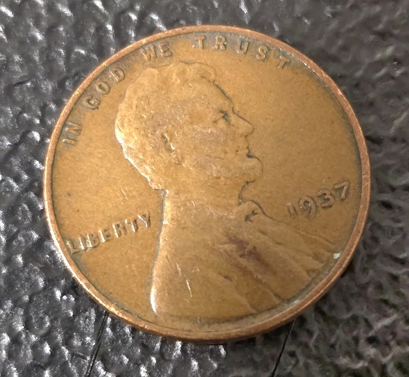 Lincoln Wheat 1937 BN Small Cent Philadelphia Business Strike Copper KM#132