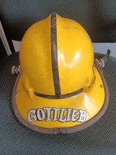 Vintage Fire Helmet. RUTGERS University Fire Department. GOTTLIEB