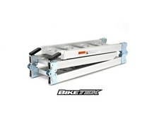 BikeTek leichte Aluminium dreifach faltbare Motorrad Auffahrrampe PDSRAMP08