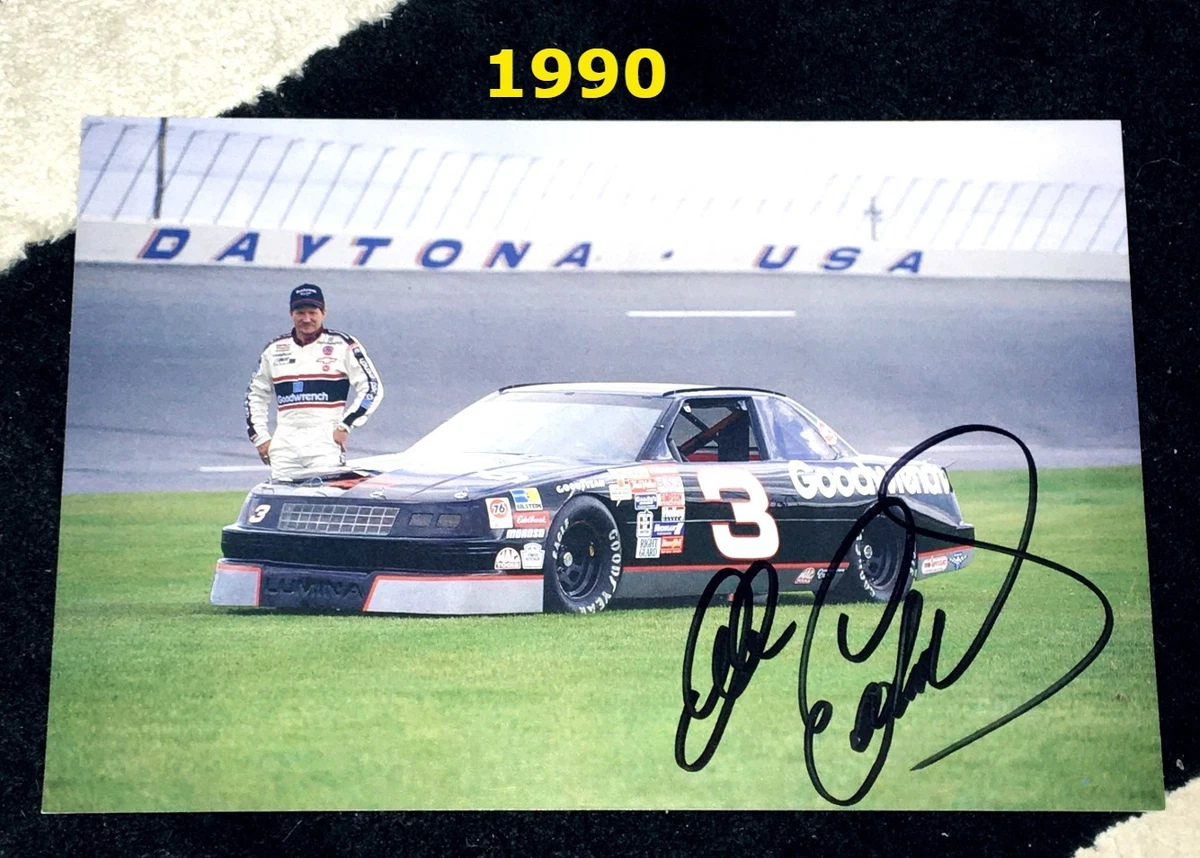 デイル　アンハート　シニア　NASCAR 直筆サイン入り写真(紙) Dale Earnhardt Sr Autograph Indiana Nascar Autographed Photos for