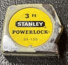 Vintage Stanley 3m Powerlock Tape Measure P3ME made in USA -used-