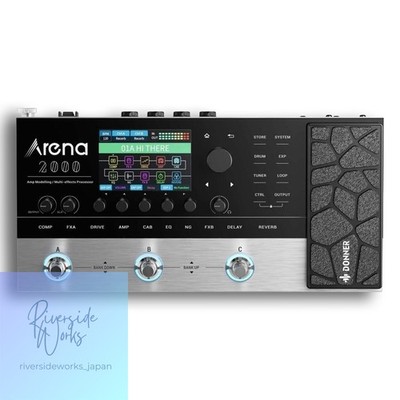 Donner Arena 2000 Multieffektpedal IR Loader 278 Effekte 80 Modelle