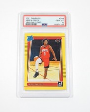 2021-22 Donruss Rated Rookie Yellow Flood Jalen Green RC #209 PSA 10