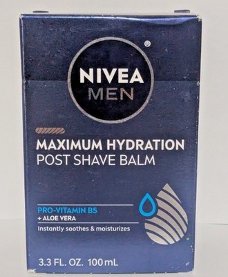 NIVEA MEN Maximum Hydration Post Shave Balm - 3.3 fl oz (100 mL) - NIB