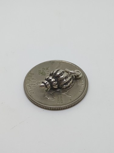 Vintage Sterling Silver 925 Conch Shell Charm - Picture 2 of 4