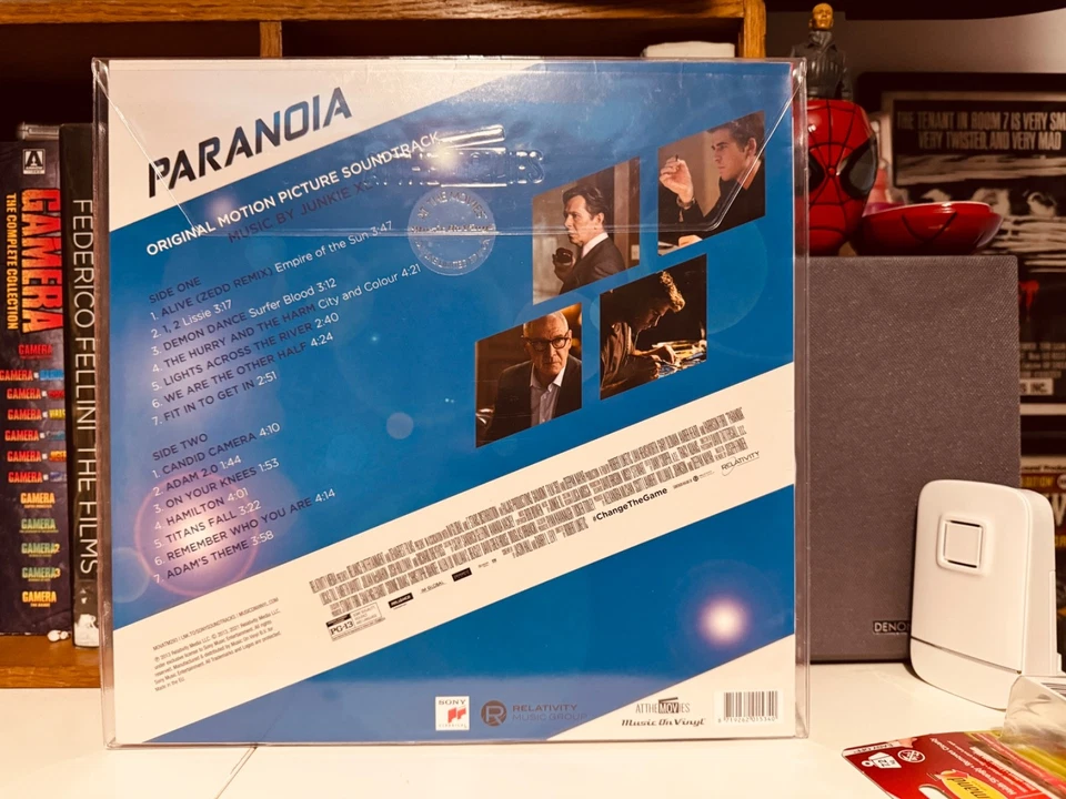 Junkie XL – Paranoia OST Limited Blue numbered LP Album vinyl record NEW DELUXE - Image 2 of 2