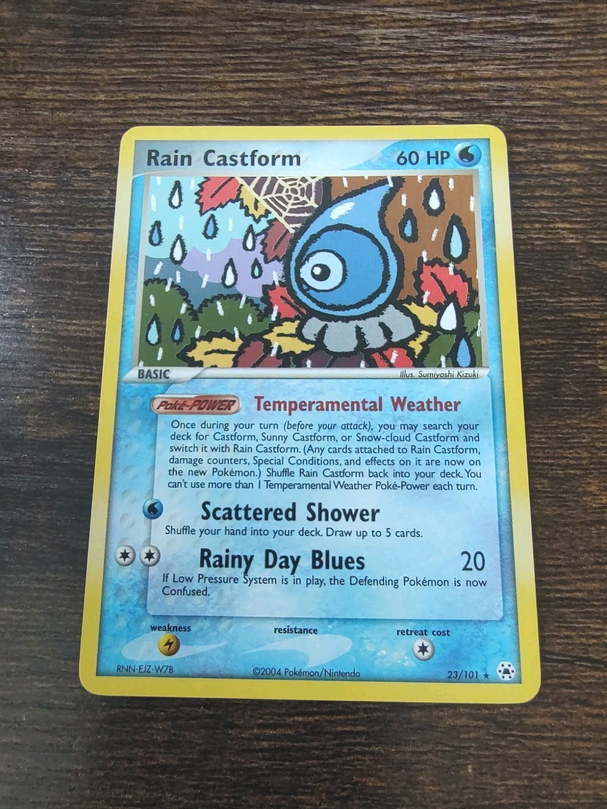Pokemon Rain Castform 23/101 EX Hidden Legends Card