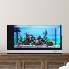 Fusion Pro 2  20 AIO Peninsula Aquarium w/ APS Pedestal - White- Innovative Ma