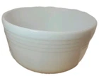 Vintage Pyrex Hamilton Beach White Milk Glass Ribbed Mixing Bowl 8 3/4" Diameter