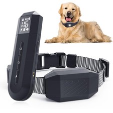 Dog Training Collar with Remote Rechargeable Waterproof LCD Pet Dog Shock Collar